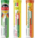 T&D German Immun Boost Package 60 Servings - Vegan, Zero Sugar - Drink Effervescent Tablets - Vitamin C, Zinc, Multivitamin Pharma - Made in Germany