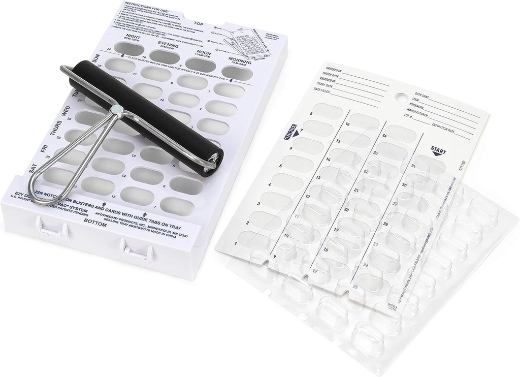 Ezy Dose Disposable (31-Day) Pillen, Geneeskunde, Vitamine Organizer Box 
