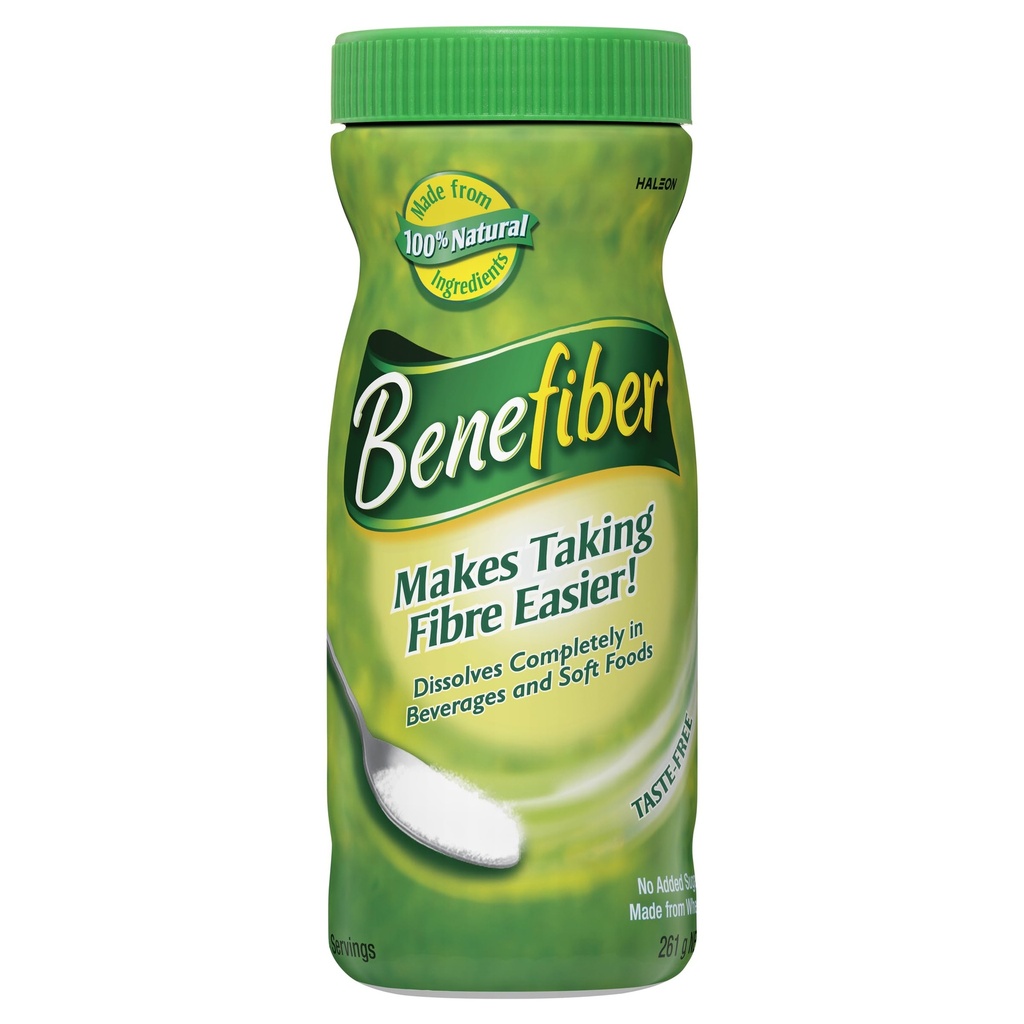 Benefiber Sans goût, sans sucre supplément de fibre poudre pour la santé digestive 74 portions 261g