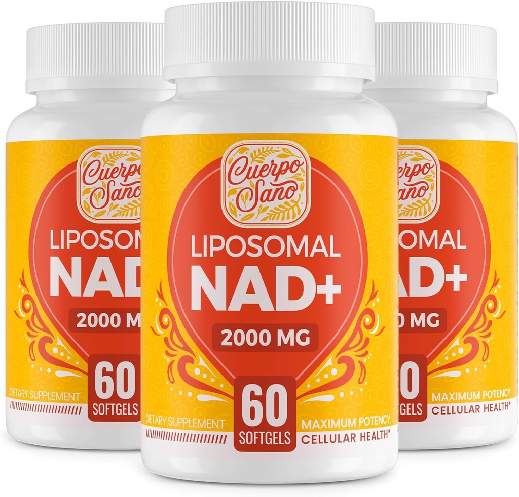 2000 MG NAD supplement, liposomale NAD+ met hoge absorptie, efficiënter dan Nicotinamide Riboside, Pure & Plus Boosting Supplement, Veroudering van de verdediging, Metabolisme & Cellular, 180 softgels