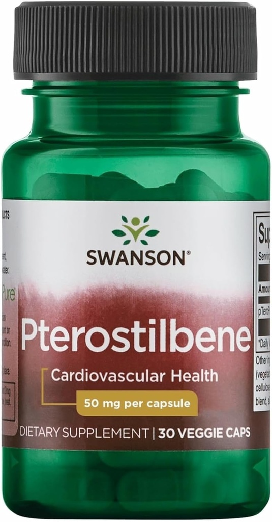Swanson Pterostilbene 50 mg 30 Vég.