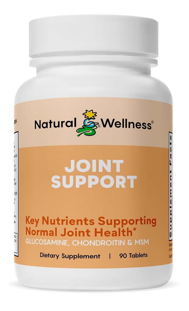Natuurlijke Wellness Glucosamine Chondroitin met MSM en Kurkuma Supplement 