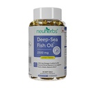 Neuherbs Deep Sea Fish Oil (60 Softgels) Supplément Omega 3 Triple Strength 2500 Mg pour les muscles, les articulations, le coeur et le soutien cognitif.