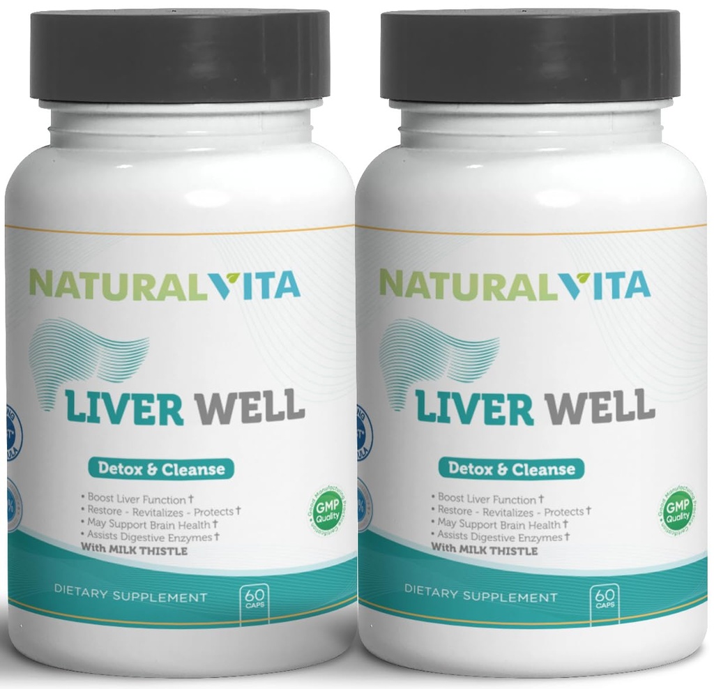 Leverput (2) Reiniging, Metabole ondersteuning Dtox - leversupplement voor leverwell gezondheid met melkdistel Extract