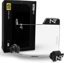 Visière de football Nxtrnd VZR3, Curved Lens Technology, convient aux casques de football pour adultes et jeunes