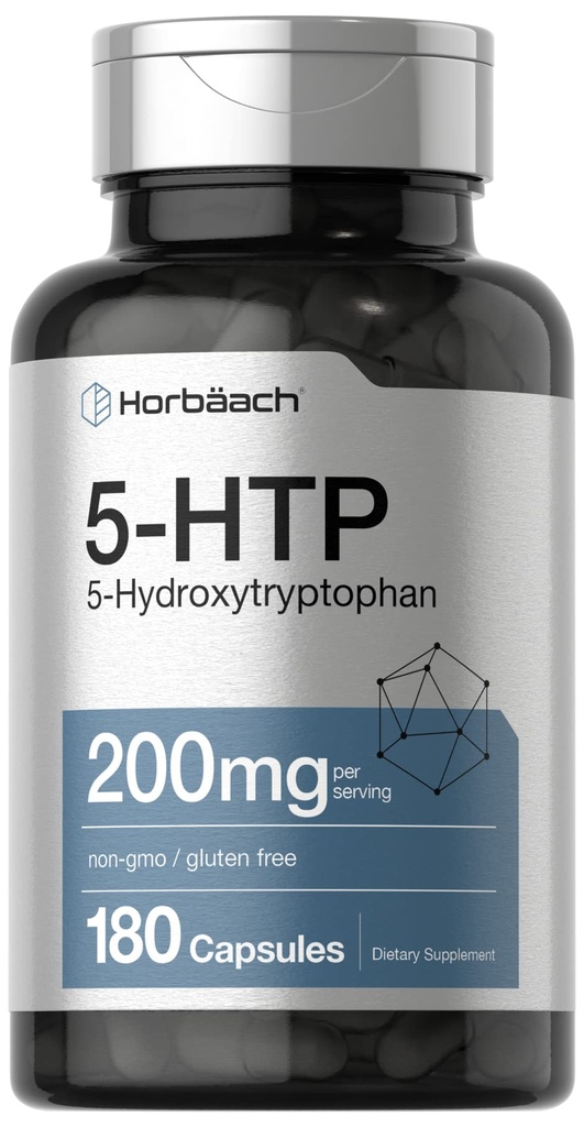 Horbäach 5HTP 200mg Supplement 