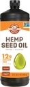 Manitoba oogst Hennepzaadolie, koud geperst, premium kwaliteit, 12g van Omega's 3 & 6 per portie, hydrateren en voeden huid - niet GGO, veganistisch, glutenvrij, geweldig voor koken, salade dressing, 32 Fl Oz