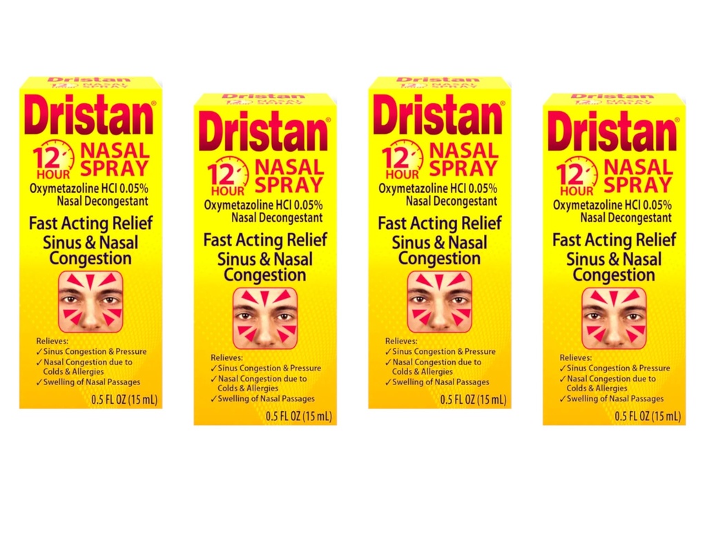 Dristan 12-uurs neusspray 0,50 oz (verpakking van 4)