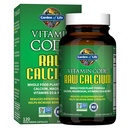 Tuin van het leven Rauwe Calcium Supplement voor vrouwen en mannen - Vitamine Code gemaakt van hele voeding met Magnesium, K2, Vitamine D3 en Vitamine C plus Probiotica voor spijsvertering, 120 Capsules