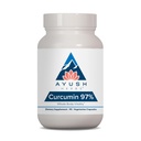 Ayush Kruiden Curcumine 97% - Curcumine Supplementen, Premium Turmeric Root Supplement, Curcuminoïden voor vrouwen & mannen, volwassenen, Premium Gezamenlijke Ondersteuning, Sterkte & vitaliteit - 90 Vegetarische Capsules (1 aantal)