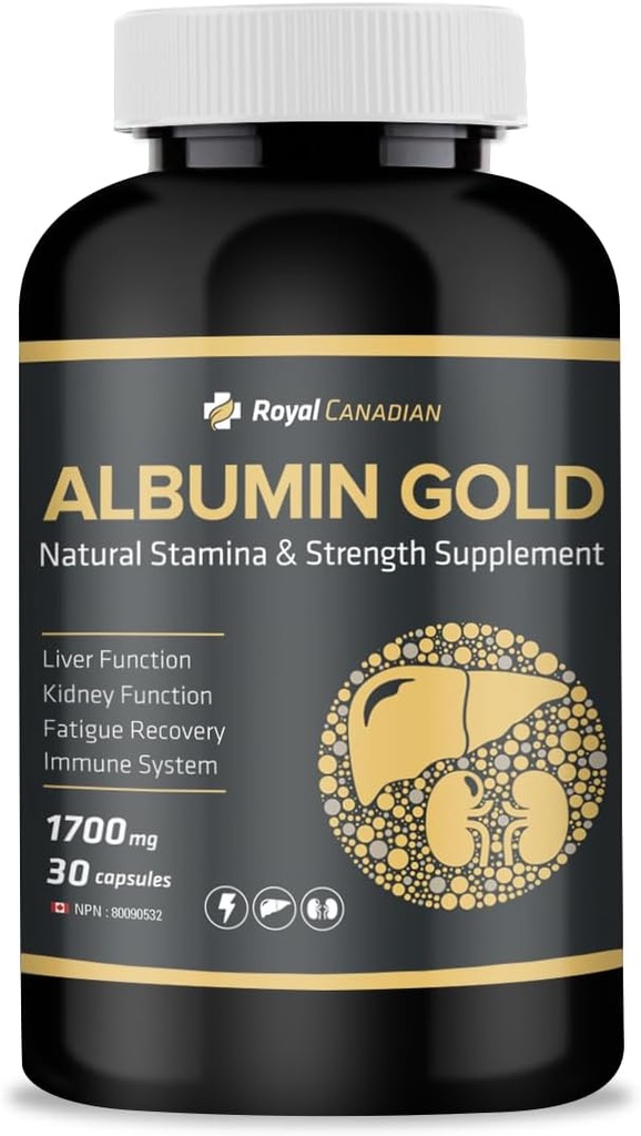 Royal Canadian Albumin Gold 1700mg Liver Function 