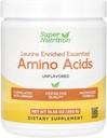SuperNutrition Leucine Verrijkt essentiële aminozuren met L-Leucine, L-Lysine, L-Threonine en L-Isoleucine, ongearomatiseerd, 10,58 oz (300 g)