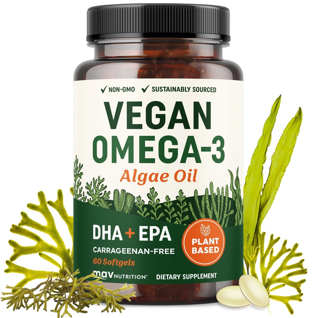 Vegan Omega 3 Algenolie 