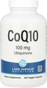 Lake Avenue CoQ10 Nutrition - Ubichinon Supplement - Bevordert antioxidant activiteit - Glutenvrij, Non-GMO - 100 mg - 360 Veggie Capsules