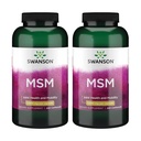 Swanson MSM - Essential Minerals Promoting Mobility & Joint Health Support - Helpt Connective Tissue Health te behouden, inclusief Cartilage, Collageen, & Hair - (240 Capsules, 1000mg Each) 2 Pack