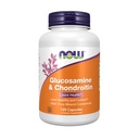 NOW Supplementen, Glucosamine en Chondroitine, met sporenmineraal concentraat en Alfalfa, 120 capsules
