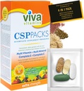 CSP Packs Extra Strength - Multivitamines et suppléments minéraux Complete E & C, Immunity Vitamin Supplements pour les hommes et les femmes, Complete Wellness Formula for Immuni Support, 30 Packs