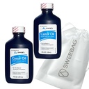 SWAN Castor Oil USP 100% Stimulant Laxative voor verlichting van Occasional Constipatie 4 Fl Oz (verpakking van 2) Plus Bag Sterk en waterdicht