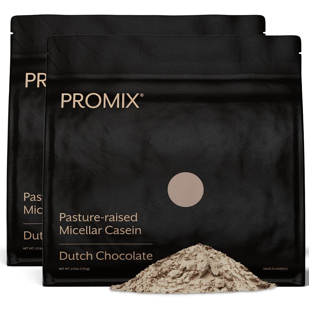 ProMix Nutrition Casein Protein Powder, Chocolate - 2.5 lb (Pack of 2)