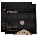 ProMix Voeding Caseïne Proteïne Poeder - Gras-Fed, Pasture Raised, Slow Release 25g Micellar Caseïne - 5.4g BCAAs Glutenvrij, Suikervrij, Sojavrij - Chocolade, 5lb