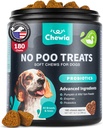 Geen Poo kauwtabletten voor honden - Probiotica voor de spijsvertering van de gezondheid met enzymen - Coprophagia Deterrent - Canine Stool Eten Deterrent - Digestief, Dental, Gut & Immune Health - No Poop Eating