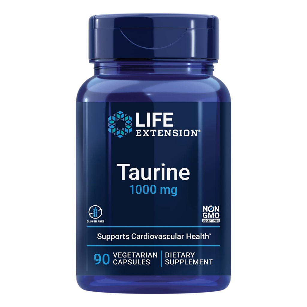 Life Extension Super Selenium Complex met Vitamine E en Taurine Aminozuur - Cellular Health, Hart, Lever, Hersenen, Spieren, Oefening en Duurzaamheid Ondersteuning