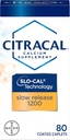 Calcium citracal + D à libération lente 1200 comprimés 80 comprimés (paquet de 4)