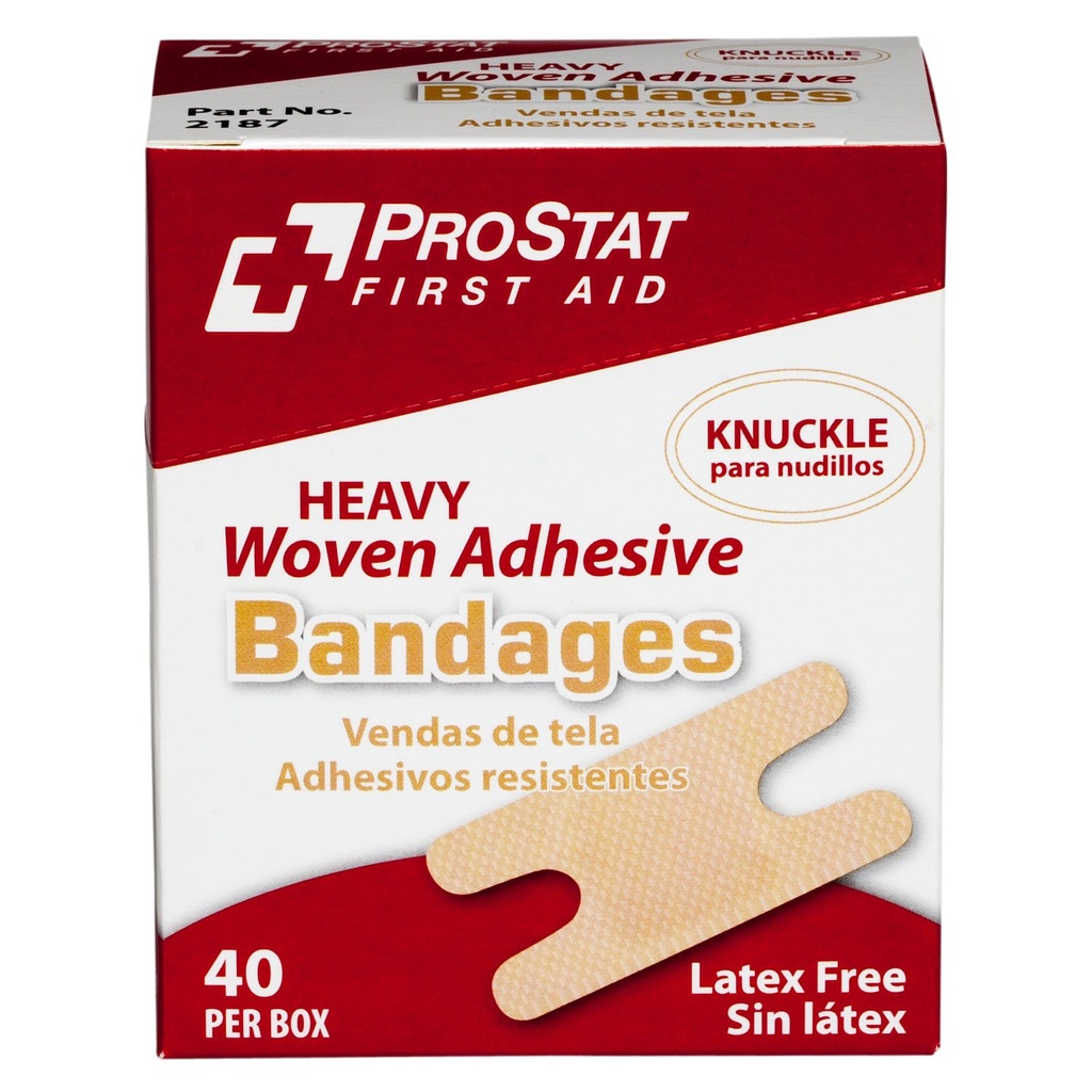 Premiers soins ProStat 2187 Bandage Knuckle (paquet de 40)