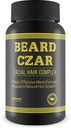 De Baard Czar-Facial Hair Complex- Zeer effectieve mannen formule- Ondersteunt natuurlijke haargroei-Bevorderen baard kwaliteit en voeding-60 capsules