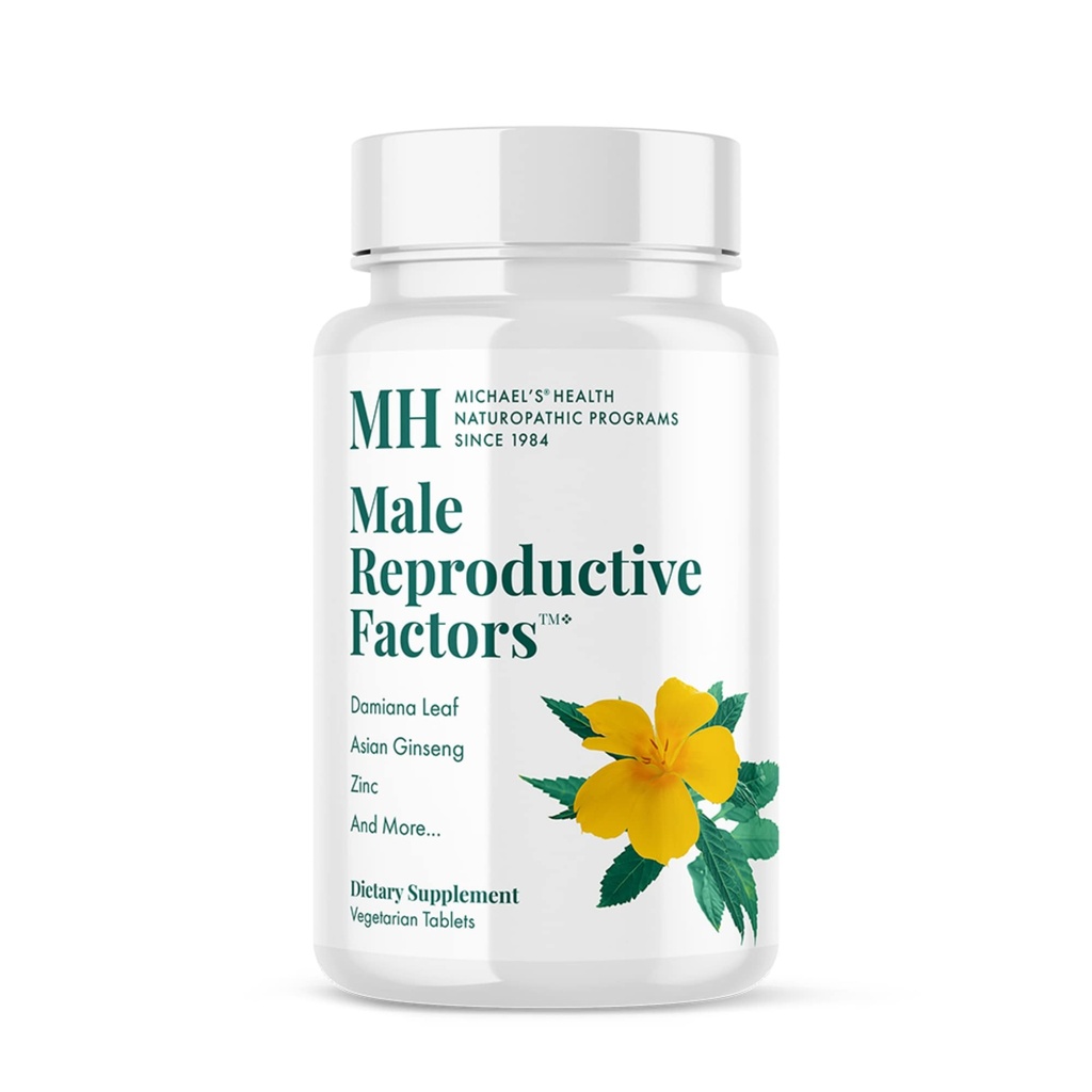 MICHAEL Santé Programmes naturopathiques Hommes Facteurs reproductifs - 60 comprimés végétariens - Nutriments pour soutenir la fertilité masculine - Casher - 40 portions