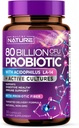 80 Miljard CFU Probiotic - Daily Digestief Gut Health Supplement for Men & Women - Lactobacillus acidophilus, Bifidobacterium & Prebiotics - Non-GMO, Gluten & Dairy Free, Shelf-Stable - 30 Capsules