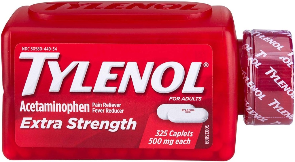 Tylenol Extra sterkte acetaat 500 Mg (325ct)