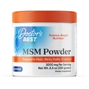 Artsen Best MSM poeder, ondersteunt haar, huid, nagels, & gewrichten, niet-GMO, glutenvrij, sojavrij, veganistisch net wt. 8,8 oz (250 gram)