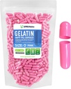 XPRS Nutra Formaat 0 Lege capsules -1000 Aantal Lege Gelatine Capsules - Pillen DIY Capsule Vulling - Pure Bovine Pill Gel Caps for Do-It-Yourself Supplements (Roze)