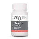 Allergie Research Group Niacin Supplement - Vitamine B3 voor mannen en vrouwen, Niacin met flush, Nicotinezuur, NAD, 250mg Vegetarische Capsules - 90 Tel.