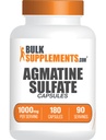BulkSupplements.com Agmetine Sulfate Capsules - Nitric Oxide Supplement, Agmetine Supplement - Glutenvrij, 2 Capsules per Serving, 180 Tellen (Pack of 1)