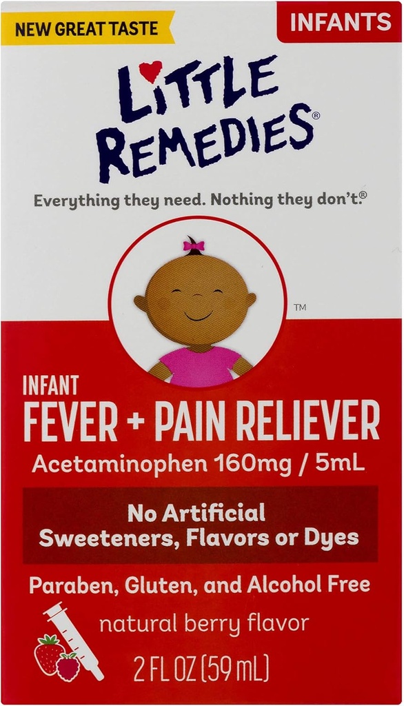 Little Remedies Zuigeling Koorts & Pijn Reliever 