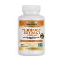 Nature's Lab Curcumin curcumin C3 Complex 1000mg - Extrait curcuma 1000mg & BioPerine 5mg Standardisé à 95%, favorise la santé cardiovasculaire, immunitaire, articulaire, de la peau - 120 Capsules (60 jours d'approvisionnement)