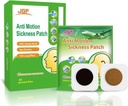 Motion Maladie Patches pour voiture de croisière, 40 Comte Imperméable non somnolent Voyage Essentiels Motion Maladie Patche pour adultes et enfants