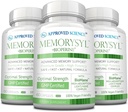 Goedgekeurde Science MemorySyl - Memory Boosting Supplement - Verbeter Focus en concentratie - Bescherm tegen Cognitive Decline - met Lion