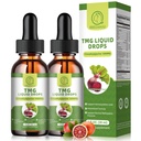 TMG Supplementen 1000MG - Trimethylglycine Liquid Drops, Betaine Hoge Absorptie, Ondersteunt Methylation, Lever Wellness & Cognitive, Non-GMO, Vegan, Blood Orange Flavor, 1 Fl.Oz (2 Pack)