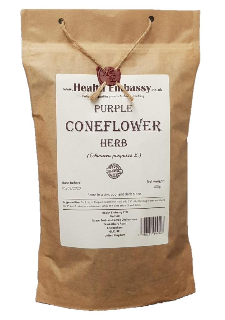Health Embassy Purple Coneflower Herb Echinacea Purpurea L 