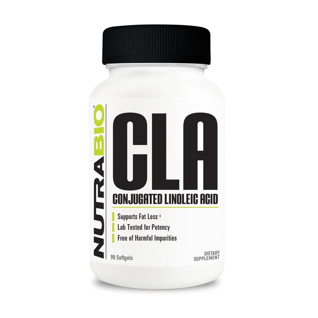 NutraBio CLA Vervoeging Linolzuur supplement, 800mg - 90 Softgels