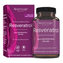 Reservering Beauty Resveratrol 250 mg - Best Trans-Resveratrol - Vegan Antioxidant Supplement for Cellular & Heart Health - Aids Health Aging & Immune Health - 60 Plantaardige Capsules