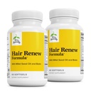 Terry natuurlijk haar vernieuwde formule - Hair Growth Support Supplement met Horsetail Biotin & Folic Acid - Millet Seed Oil voor de productie van Keratine - 60 Softgels, 2 Pack