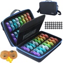 Maandelijkse Pill Organizer Box 2 keer per dag, Maandelijkse Pill Box AM PM met 32 Daily Pocket Case, Traval Pill Box met Portable Hard Case, Extra Large Medicine Box houdt vitamine, kabeljauw leverolie en supplement