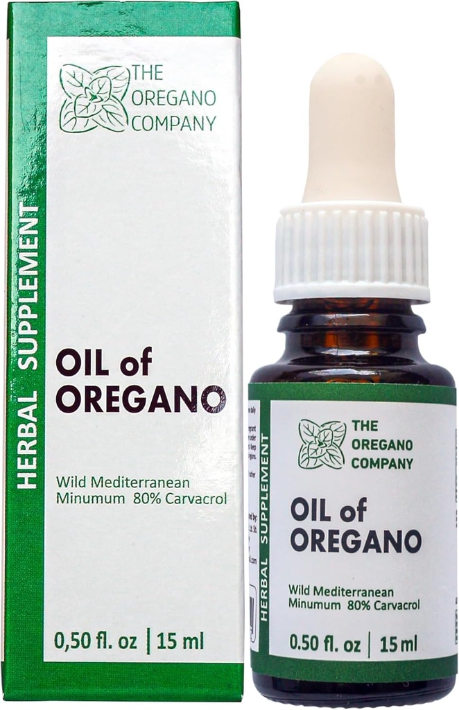 DE OREGANO VENNO- Olie van Oregano 0.50 fl. oz 15 ml Vloeistof, druppels, Veganistisch, Vegetarisch, Aceite De Oregano, Eetbare Food Grade Supplementen,High Natural Carvacrol Potency, Wild Oregano Oil Extract Tinctuur