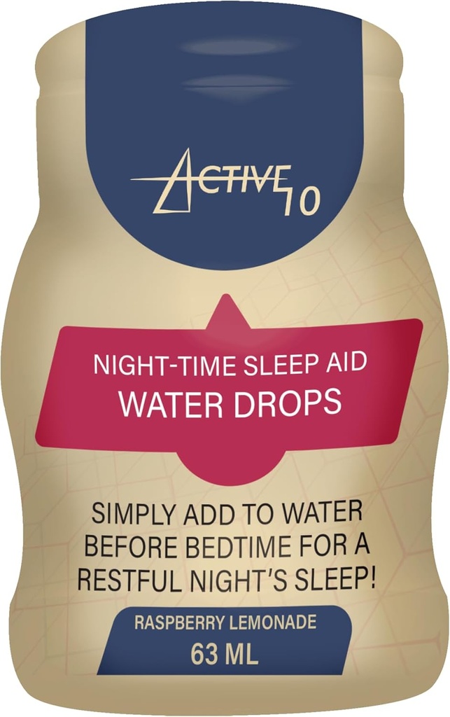 La nuit Aide au sommeil gouttes d'eau, amélioration et apaisant pour les nuits reposantes - Jus de cerise, ingrédients naturels - 2,13 Fl Oz