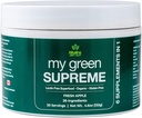 My Green Supreme Organic 6 in 1 Premium Superfood Supplement - Lectine gratis en glutenvrij - 30 porties (4.6 oz) - Verse appelsmaak - Geniet van een Smoothie of toegevoegd aan een drankje