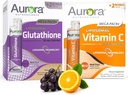 Vida Lifescience Aurora Nutrascience Mega Vitamin C & Glutathion Bundle, 64 Packets 